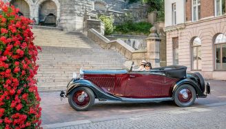 Rolls Royce 20/25 HP Three Position Drophead Coupe, 1933: Cabbekavalkaden vid Kärnan i Helsingborg [2015]
